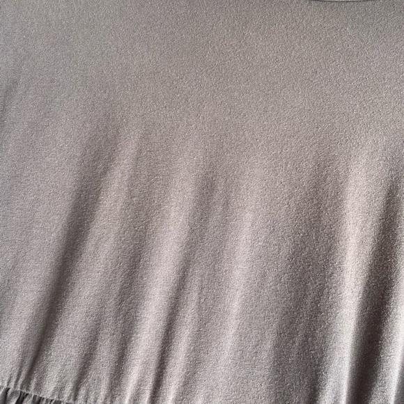 Roly Poly Women’s Gray Long Sleeve 3 Tiered Cotton Mini Dress Size Small - Picture 6 of 8